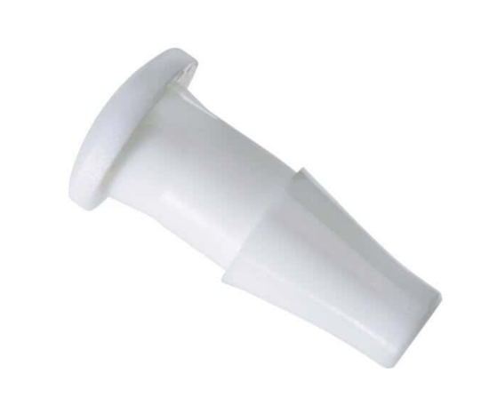 Masterflex Fitting, Polypropylene, Straight, Hose Barb Plug, 1/8" ID; 10/PK_1348631