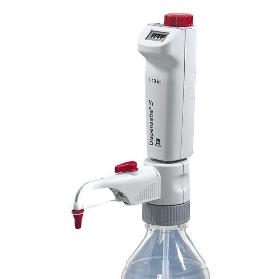 BrandTech Dispensette S Bottletop Dispenser, 0.1 - 1 mL, digital, standard valve_1351363