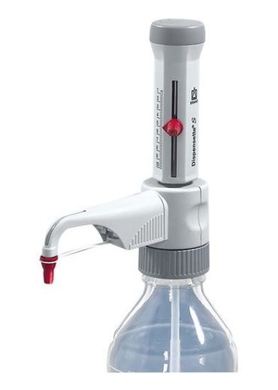 BrandTech Dispensette S Bottletop Dispenser, 2.5 - 25 mL, analog, recirculating_1349502