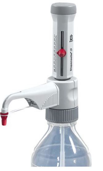 BrandTech Dispensette S Bottletop Dispenser, 5 - 50 mL, analog, recirculating_1349525