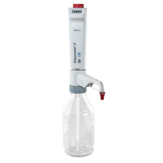 BrandTech Dispensette S Bottletop Dispenser, 5 - 50 mL, digital, standard valve_1349541