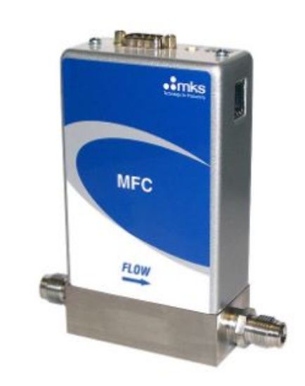 GM50A Metal Sealed Digital MFC, SiH4 Gas, 4 VCR Male Fittings, 15 Pin Connector, Normally Closed_1360311