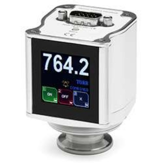 910 Dual MicroPirani & Piezo, 1/8" NPT-M, 1/2" TUBE, RS485 / Analog, Standard MKS, SUBD 15pinHD Male / No Relay, Standard / Viton Sealing / Display_1212206