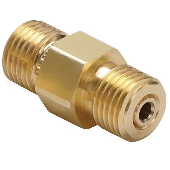 Pressure Instruments QTHA-HSHS hose union - male QT x male QT, brass_1236725