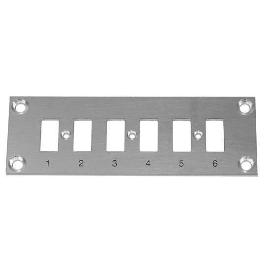 Digi-Sense Thermocouple Mounting Panel, Horizontal, Mini Connectors; 6 Circuits_1201011
