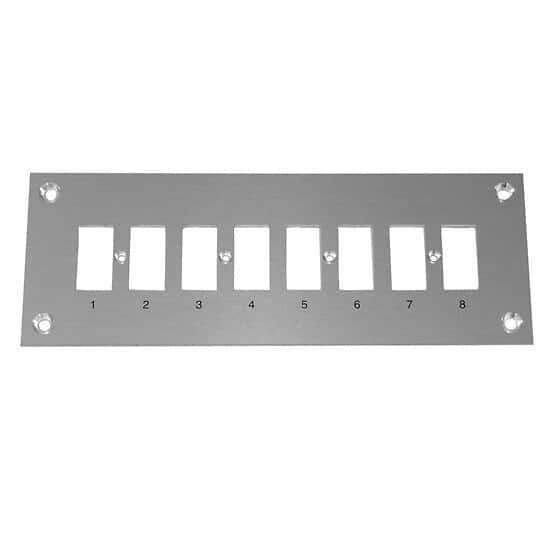 Digi-Sense Thermocouple Mounting Panel, Horizontal, Standard Connectors; 8 Circuits_1219101