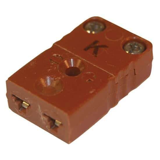 Digi-Sense Miniature Type-K Thermocouple Female Connector, 2 Pin_1204321