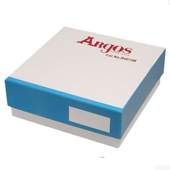 Argos Technologies Cardboard Freezer Box, 5 x 5 x 2"; Blue_1211490