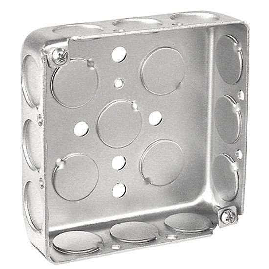 Digi-Sense Temperature Outlet Box, Metal, 4" x 4"_1201167