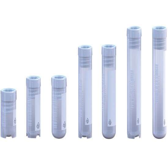 Argos Technologies PolarSafe  Sterile Cryovials, 1 mL, Skirted-Bottom, Internal Thread; 50/Pk_1239114