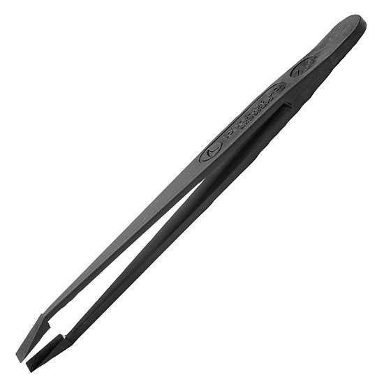 Cole-Parmer ESD Safe Plastic Tweezer, Tips; Angled, Squared, Flat, Trapezoid, 11.5 cm_1208565