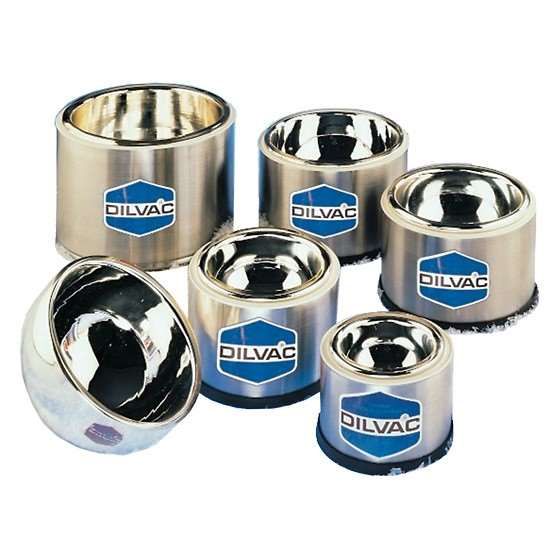 Dilvac Shallow Form Stainless Steel and Glass Dewar Flask, 1 L_1239157