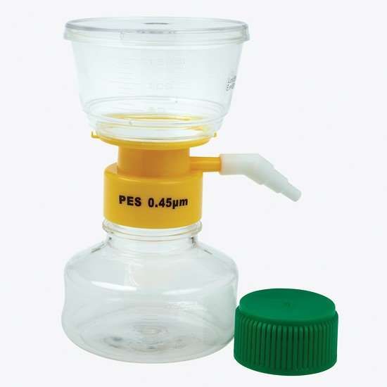CELLTREAT Scientific Products 229701 Sterile Filter System with PES membrane, 150 mL, 0.45 μm, 50 mm; 12/cs_1224984