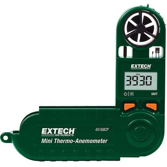 Extech 45168CP Mini Thermo-Anemometer with Built-in Compass_1201875