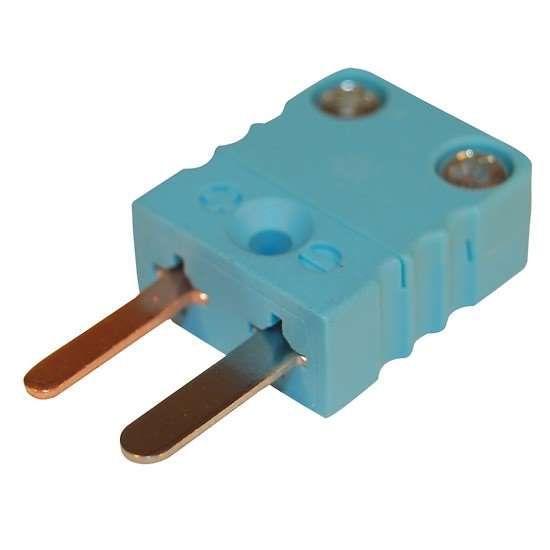 Digi-Sense Miniature Type-T Thermocouple Male Connector, 2 Pin, 5Pk_1212127