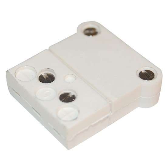 Digi-Sense RTD Connector, White 3-Blade ANSI, Female, 1/Ea_1236826