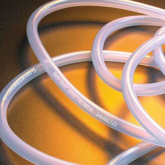 SANI-TECH STHT-C-062-2 Platinum-Cured Silicone Tubing, 1/16" x 3/16"; 25 Ft/Pk_1239008