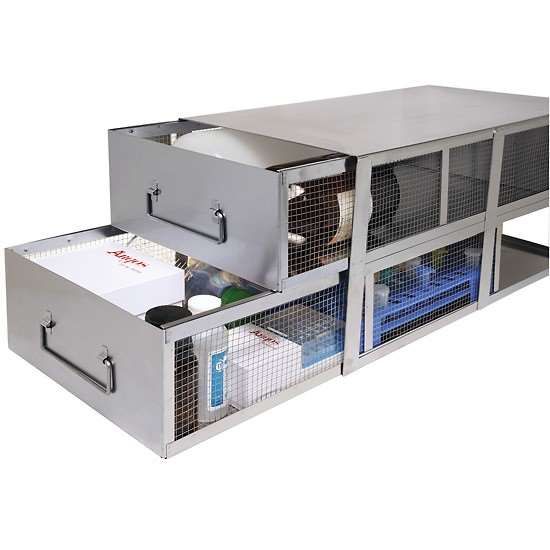 Argos Technologies RBDML11 Freezer Drawer Bin Rack, Medium, 9.92" x 11.18" (W x H)_1235583