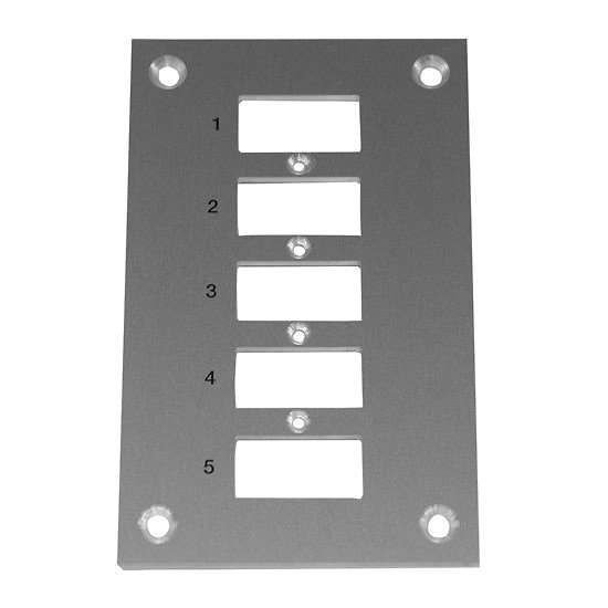Digi-Sense Thermocouple Mounting Panel, Vertical, Mini Connectors; 5 Circuits_1203088