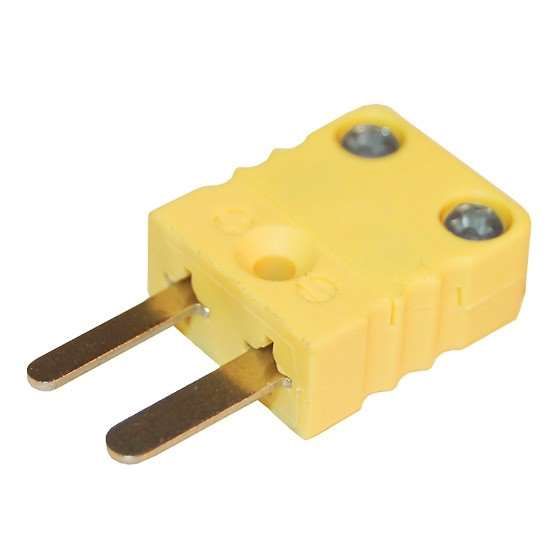 Digi-Sense Miniature Type-K Thermocouple Male Connector, 2 Pin, 5Pk_1215152