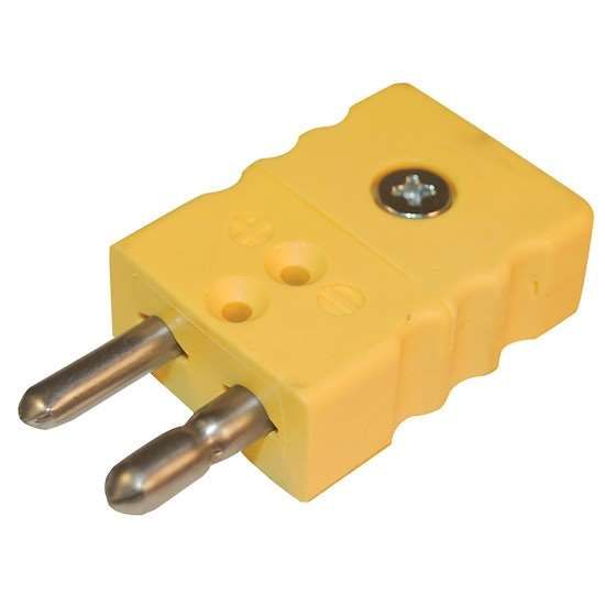 Digi-Sense Thermocouple Connector, Standard, Type-K, Male Plug; 1/ea_1239019