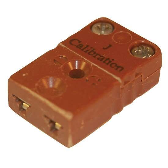 Digi-Sense Miniature Type-J Thermocouple Female Connector, 2 Pin_1218522