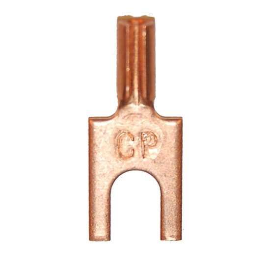 Digi-Sense Spade Lugs, Copper, for Type T Thermocouples; 10/pk_1237118