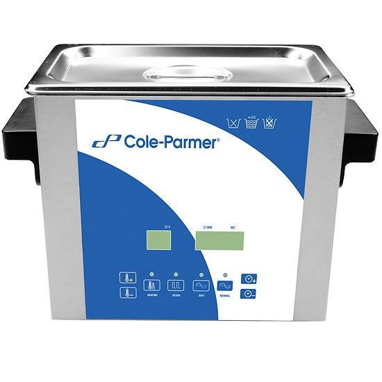 Cole-Parmer 3 Liter Ultrasonic Cleaner with Digital Timer and Heat, 230 VAC_1239315