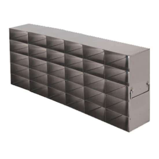 Argos Technologies PolarSafe® RMX652A Upright Freezer Rack for Microtube Boxes with 2 7/16" Max Height, 6 x 5 Array_1217537