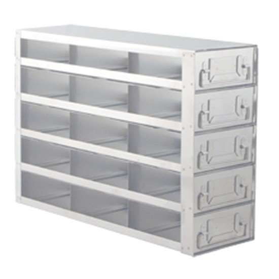 Argos Technologies PolarSafe® RD352A Upright Freezer Drawer Rack for Standard 2" Boxes, 3 x 5 Array_1229620