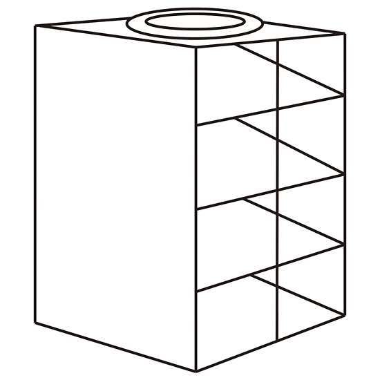 Argos Technologies PolarSafe® RC4375A Vertical/Chest Freezer Rack for Standard 3.75" High Boxes, 4 box capacity_1230283