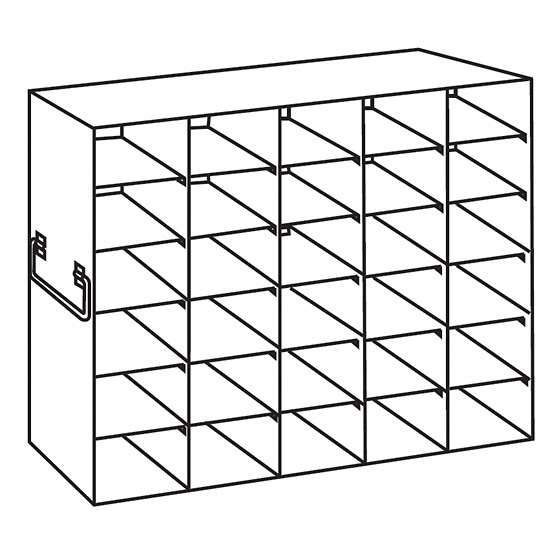 Cole-Parmer Argos Technologies PolarSafe RFS2556A Upright Freezer Rack ...