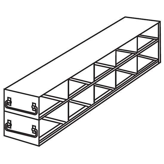 Argos Technologies PolarSafe® RD523A Upright Freezer Drawer Rack for Standard 3" Boxes, 5 x 2 Array_1217093