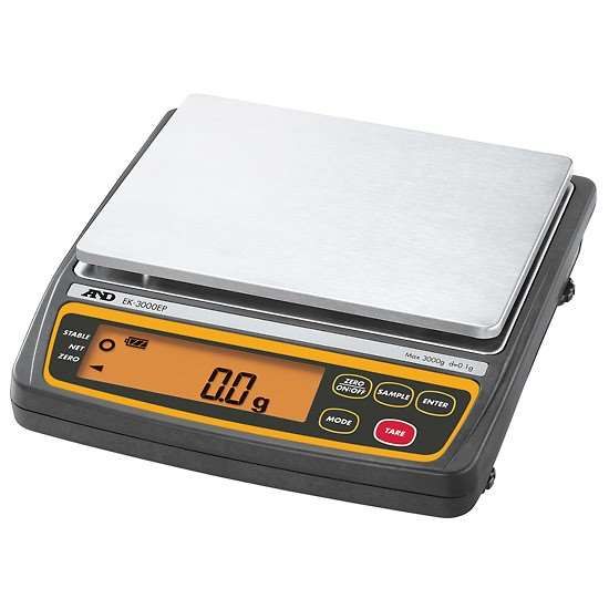 A&D Weighing EK-EP Instrinsically Safe Portable Balance, 3000 g x 0.1 g_1218014