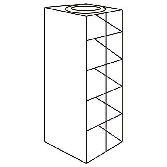 Argos Technologies PolarSafe® RC5375A Vertical/Chest Freezer Rack for Standard 3.75" High Boxes, 5 box capacity_1230204