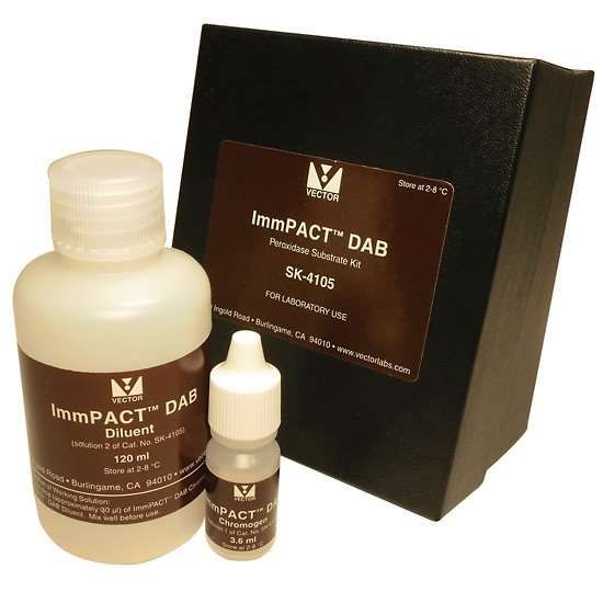 Vector Laboratories ImmPACT DAB Substrate Kit, Brown,  120 ml_1221886
