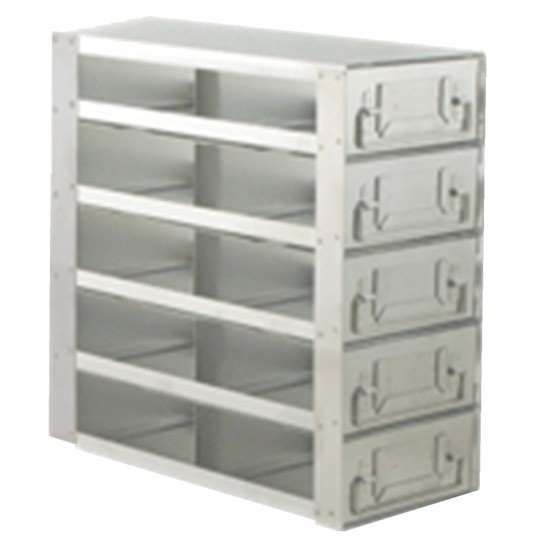 Argos Technologies PolarSafe® Upright Freezer Drawer Rack for Standard 2" Boxes, 2 x 5 Array_1237383