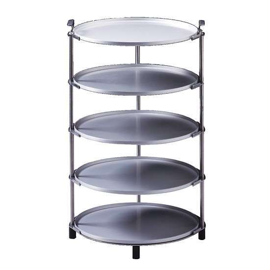Labconco FreeZone 7317200 Five-shelf Sample Stand; 17-1/2” x 10 3/8 ...
