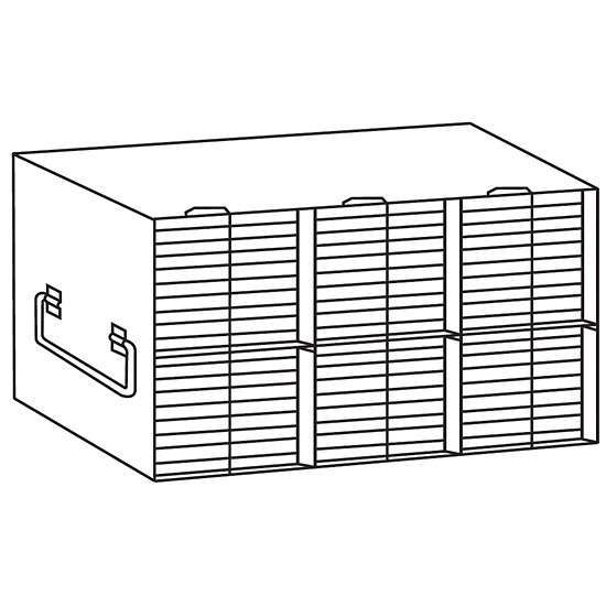 Cole-Parmer PolarSafe R9654A Upright Freezer Rack for 96/384-Well ...