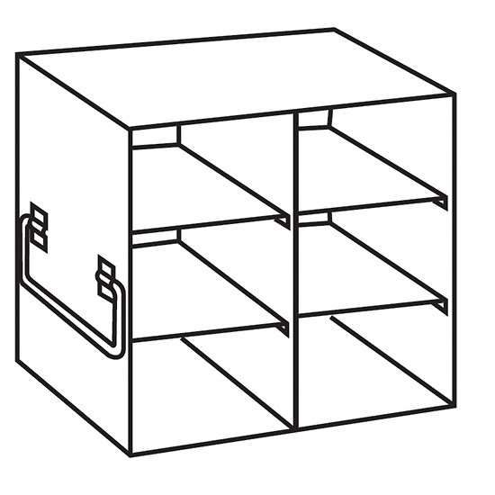 Argos Technologies PolarSafe® RF232A Upright Freezer Rack for Standard 2" Boxes, 2 x 3 Array_1240115