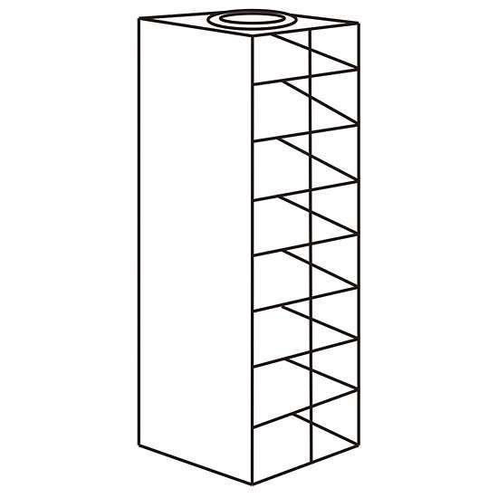 Argos Technologies PolarSafe® RM082A Vertical/Chest Freezer Rack for Mini 2" Boxes, 8 box capacity_1205861
