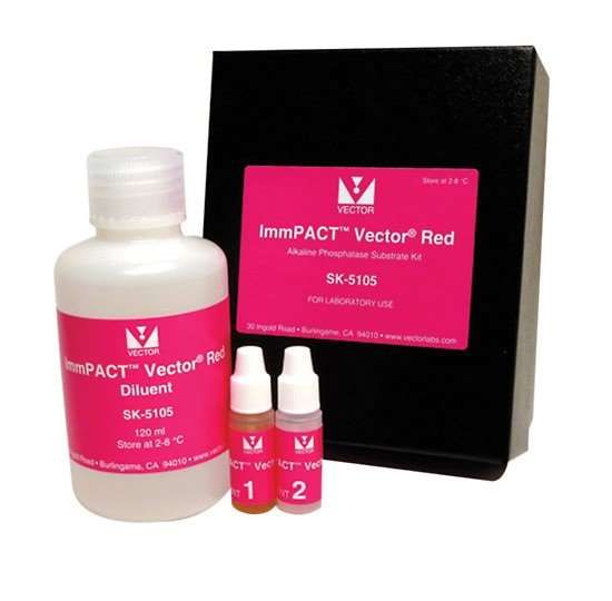 Vector Laboratories ImmPACT Vector Red Substrate Kit, Red, 120 ml_1239387