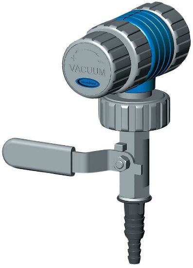 VACUU·LAN® shut off-/manual flow control module   VCL 02 with connecting part A3, M35 x 1,5 consisting of A3, B1, C2, D1_1631711