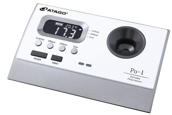 Atago, Portable Polarimeter, Po-1, Angle Of Rotation, Specific Rotation, Concentration and Temperature, 20mm light path, Temperature: 5.0 to 40.0 degC_1229511