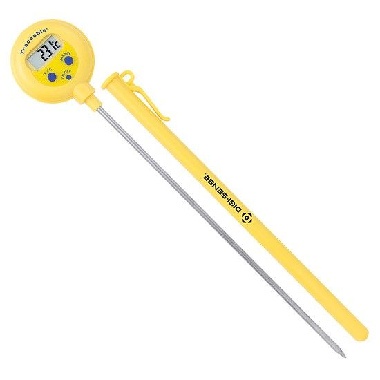 Digi-Sense Traceable® Lollipop™ Waterproof Thermometer Ultra with Calibration; ±0.4°C accuracy at tested points_1240370