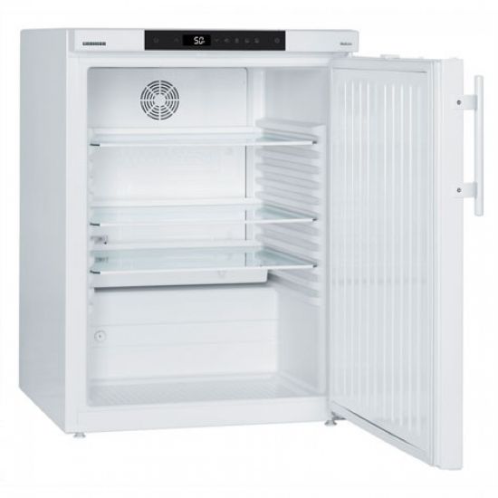 Liebherr, LKUexv-1610, Spark-free Pharmaceutical Refrigerator, 141L, Undercounter, white steel, Solid doors, Digital control_1227786