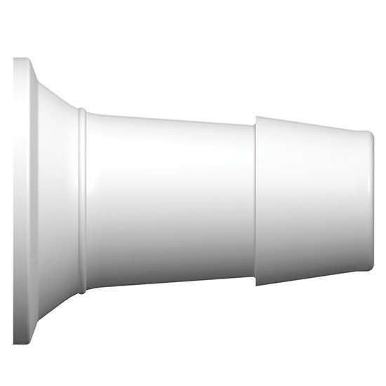 Value Plastics Barbed to Sanitary Adapter, 1" ID to 1-1/2", ADCF PP; 10/Pk_1235469