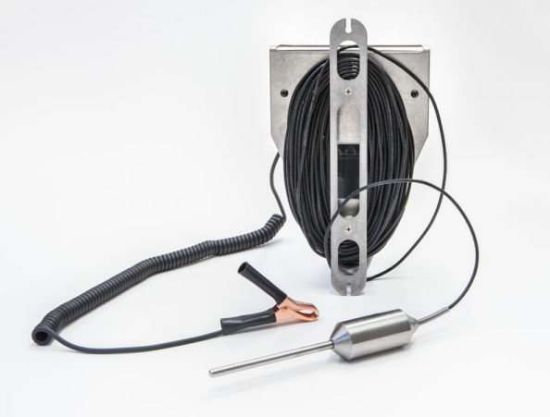 TP9-A Thermometer, 75 feet (23m) cable, Extra Weight Probe, No Brass Markers, ATEX/IECEx Certification (Ex ia IIB T4 Ga), Ambient temperature range -20°C to +40°C_1240600