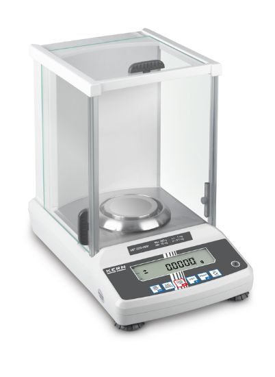 KERN, Analytical Balance, 220g, 0.1mg readability, Premium, single-cell weighing system_1425614