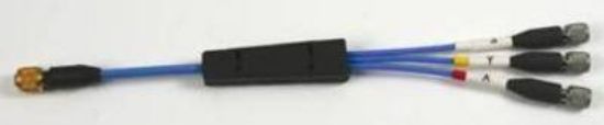 PCB 4-Conductor Shielded FEP Cable, 25 ft, 4-Socket Plug to 3 x 10-32 ...